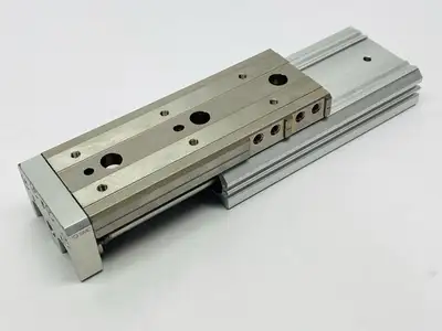 MXQ20-75 | SMC  Pneumatic Guided Slide Table 20mm Bore 75mm Stroke - New Other