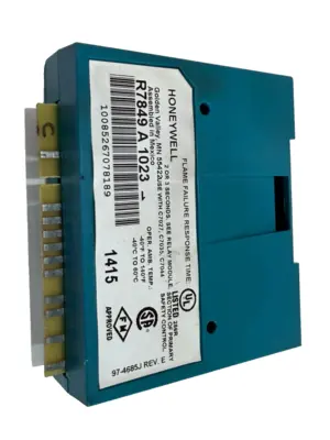 USED HONEYWELL R7849A1023 ULTRA VIOLET FLAME AMPLIFIER