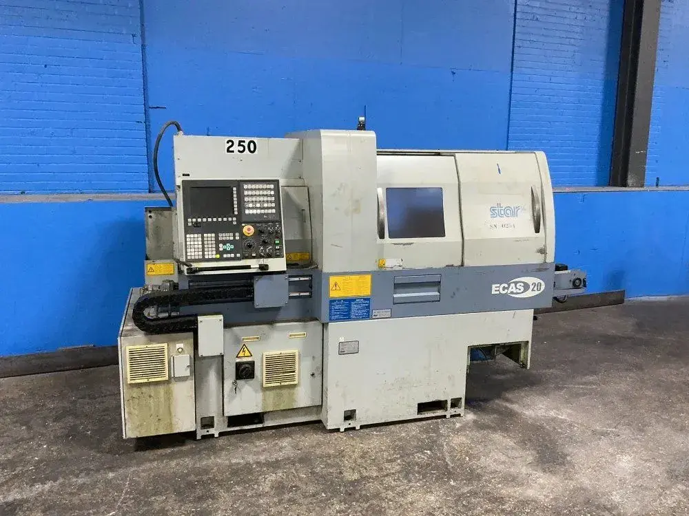 Used 2005 STAR ECAS20 Swiss Type Automatic Screw Machines Ohio US | HGR 24 #1229719