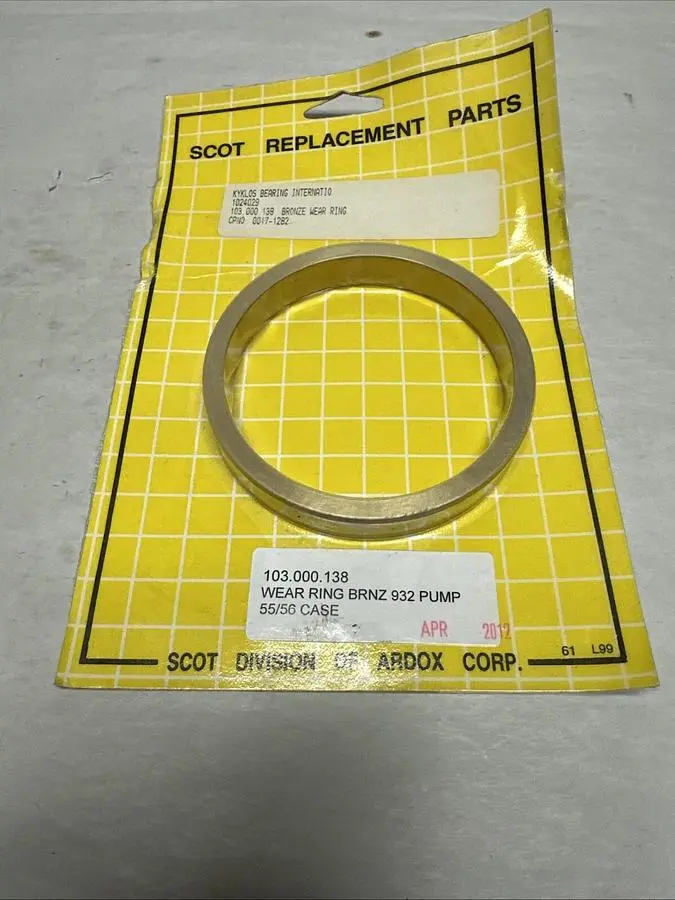Used SCOT 103.000.138 Pump & Valve Parts Ohio US | Surplus Asset Holdings #1246279