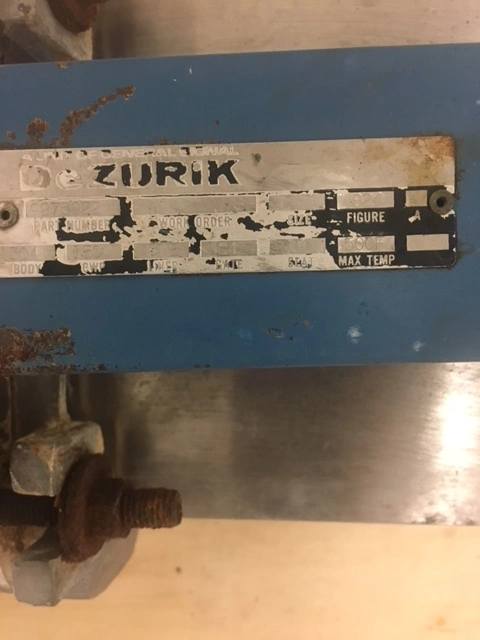 Dezurik 6"-150 Knife Gate Valve Hand Wheel Operated