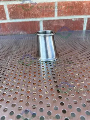 Unbranded Stainless Steel Reducer 1 1/2" Sanitary to 2 1/2" Sanitary Fittings
