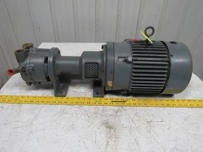 NASH MARATHON EC50L 3HP Circulating Pump & AC Motor 50/60Hz Tested!