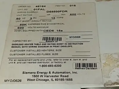 NEW SIEMENS TIASTAR