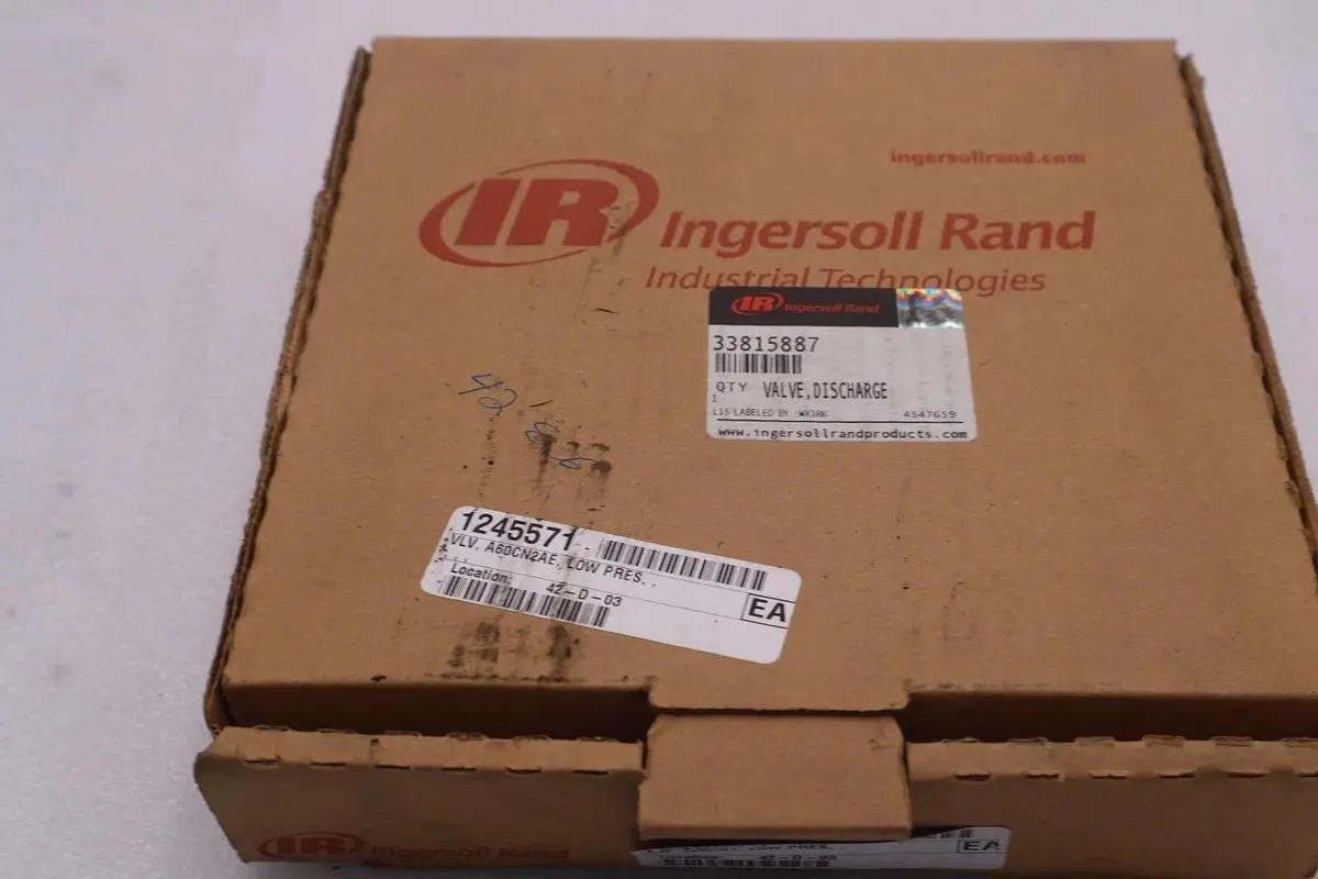 NEW INGERSOLL RAND 33815887 DISCHARGE VALVE STOCK 2499