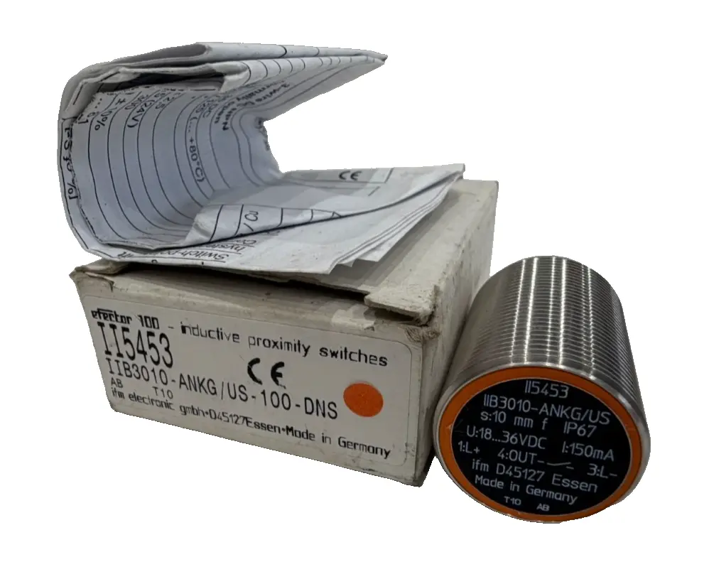 NEW IFM EFECTOR IIB3010-ANKG/US-100-DNS-II5453 PROXIMITY SWITCH II5453