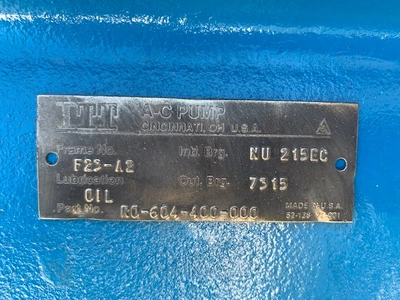 ITT Allis Chalmers PS Plus Frame F23-A2 size 4x6-14 / 15 AI/316SS Pump