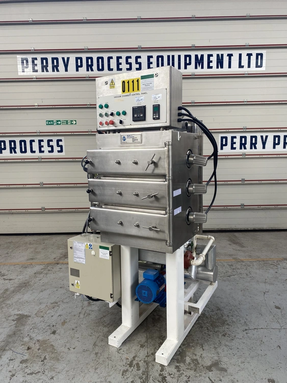 Used Calmic Eurovent 0.75 Sq. Meter Vacuum Shelf Dryers GB | Perry Equipment #131699