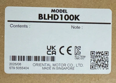 NEW 2025 ORIENTAL MOTOR BLHM5100KC-GFS