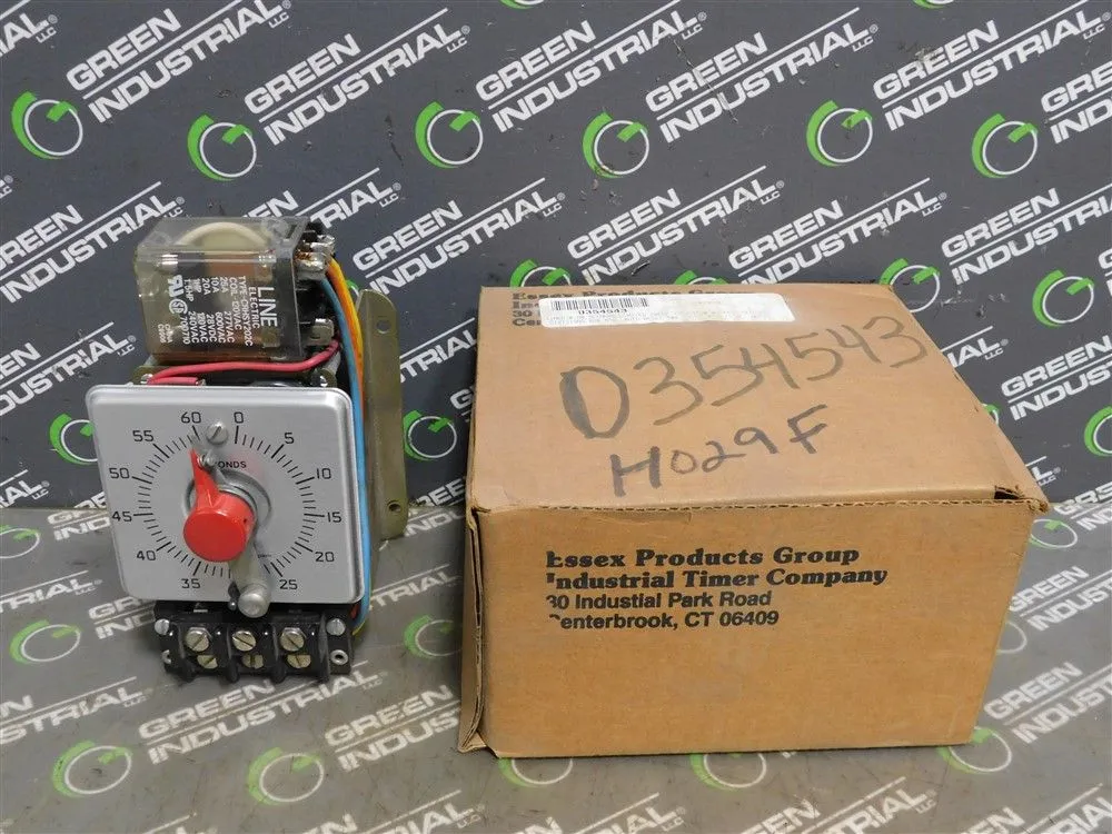 Industrial Timer Company PAB Industrial Timer 60s 120V 60Hz 10A 125VA New