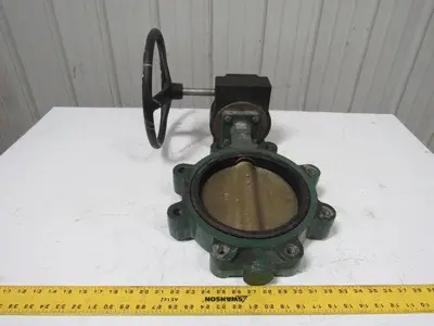Stockham LG722-BS3-E 8" Lug Type Butterfly Valve W/Manual Hand Wheel Actuated