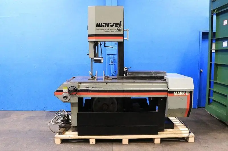 18" X 22" MARVEL Tilt Frame Vertical Bandsaw, Model Series 8 Mark II