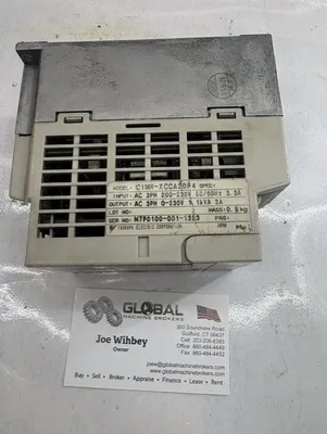 YASKAWA CIMR-XCCA20P4 AC 3PH 200-230V 50/60Hz 3. 3A | Global Machine Brokers, LLC (3)
