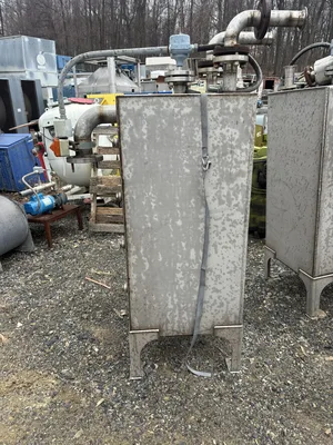 115 Gallon Stainless Steel Rectangular Liquid Storage Tank w/ Level Sensor