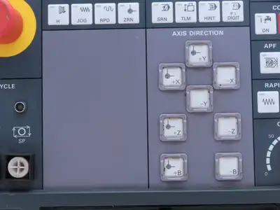 Mori Seiki SH-630 HMI Operator Push Button Control Panel Unit E54017B01 READ