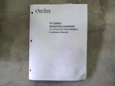 USED OUTBACK POWER SYSTEM FX2524MT