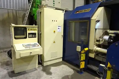 USED SMFI INTER HYDRO CNC FRICTION WELDING LATHE