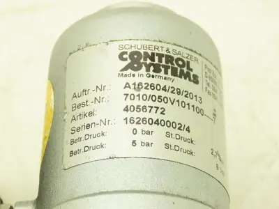 Schubert & Salzer 7010/050V101100-7 Bronze 2" Angle Seat Solenoid Valve 24VDC