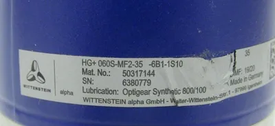 NEW WHITTENSTEIN 060S-MF2-35-6B1-1S10 50317144