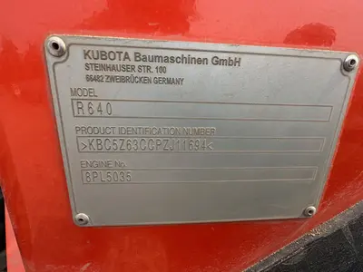 Used 2023 KUBOTA R640 Wheel Loaders New Jersey US | Proxy Equipment #1378394