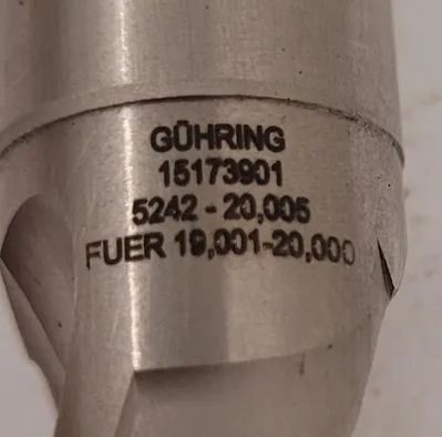 GUHRING 5242 - 20,005 Tooling & Accessories, Drilling | Machinery Central (2)