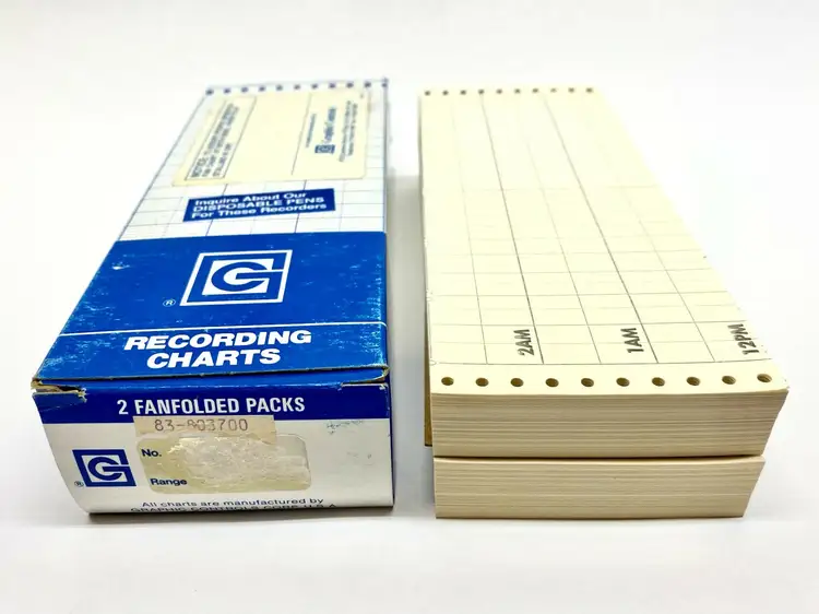 New | in-Stock GRAPHIC CONTROLS FANFOLDED RECORDING CHARTS Misc Industrial Equipment | Maverick Industrial Sales #1108051