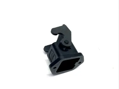 09200030327,HAN 3A-AGG-QB,Han 3A-HBM/P-DL-black | Harting 09200030327 Bulkhead Lever Locking Housing Han 3A-HBM/P-DL-black 6-PK - New Other