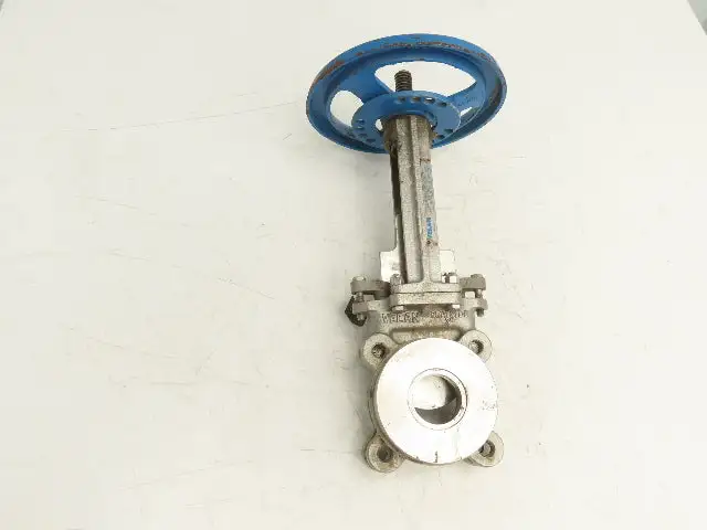 Velan L10-0320C-13BL 3" Stainless Knife Gate Valve Lug Style 316SS Rising Stem