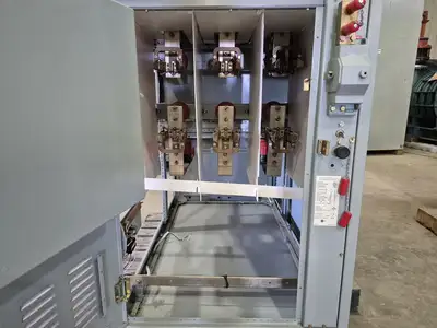 Double Fused Interrupter Switch 5 kV, 4160 Volts & Conduit Cabinet