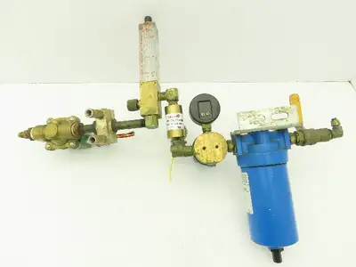 Parker HN15S-10CW Compressed Air Filter Regulator Solenoid Valve Assembly