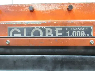 Globe 1000LB Hydraulic Scissor Lift Table 24"x60"Top  64"Max 12"Min 3PH Electric