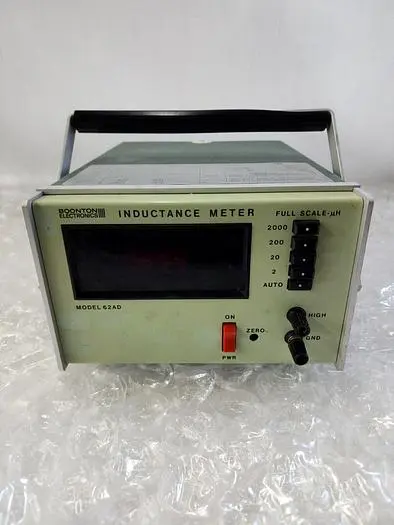 BOONTON ELECTRONICS INDUCTANCE METER 62AD