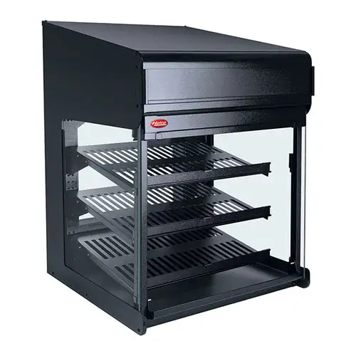 Hatco FS3HAC-2426 24" Self Service Countertop Heated Display Case - (3) Shelves, 120v