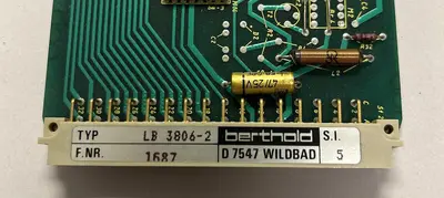 Used BERTHOLD LB 3806-2 Circuit Boards Ohio US | Surplus Asset Holdings #1246515
