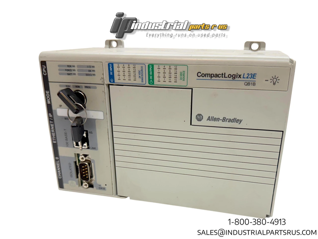 USED ALLEN BRADLEY COMPACT LOGIX 5323E PACKAGED CONTROLLER UNIT