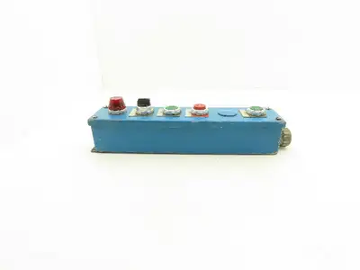 Hoffman Allen Bradley E1 800T 6-Position Enclosure Buttons Switch Light 120VAC