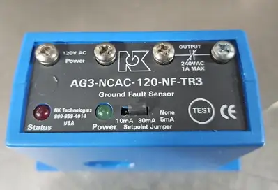 NK TECHNOLOGIES AG3-NCAC-120-NF-TR3 Ground Fault Sensor. Loc3B-20