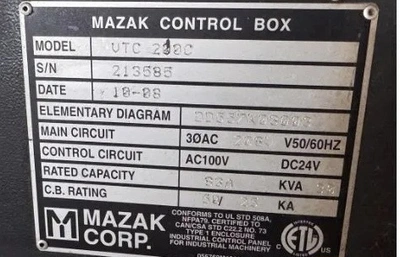 2010 MAZAK VTC 200C Vertical Machining Centers | USED CNC (5)
