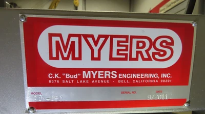 Myers Engineering Hydraulic Ram Discharge Press, RAM-450