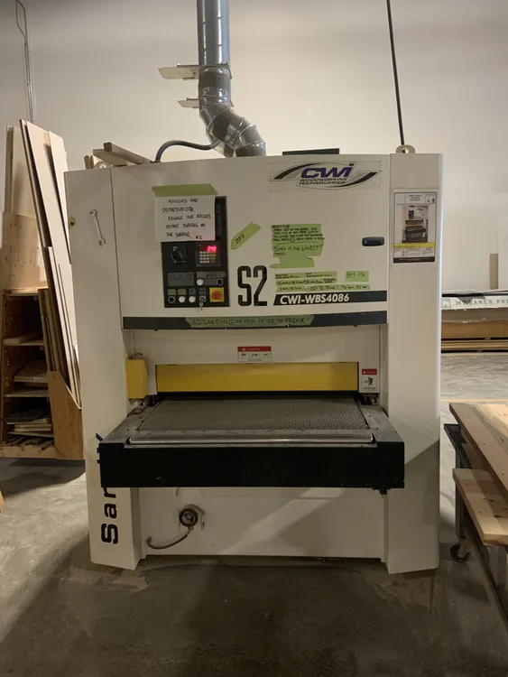 Used _UNKNOWN_ WBS4086 Woodworking Sanders | Coast Machinery Group #875043