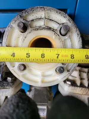 USED SANDPIPER POLY DOUBLE DIAPHRAGM PUMP