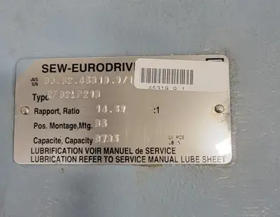 New | in-Stock SEW RF82LP213 Gearboxes British Columbia CA | Lenmark #268607