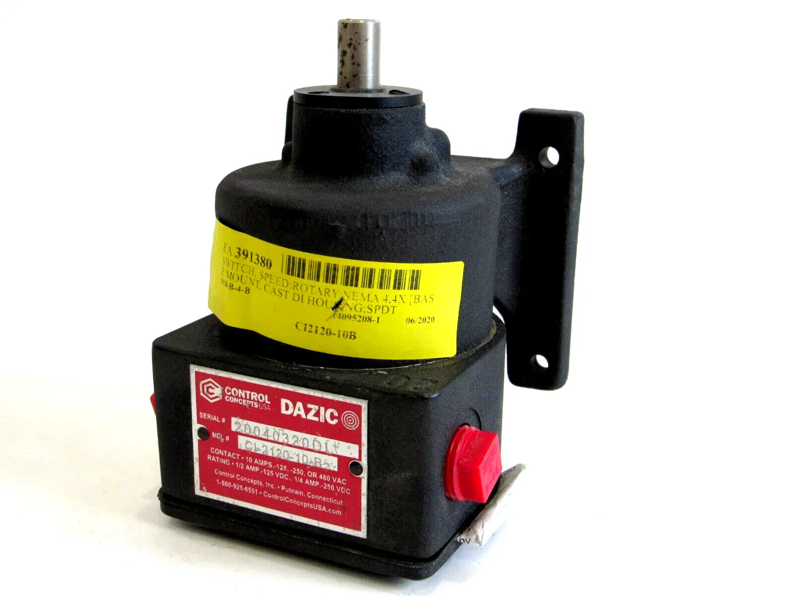 NEW CONTROL CONCEPTS CI-2120-10-B ROTARY SPEED SWITCH C1212010B