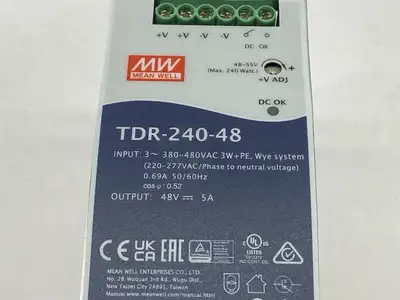 TDR-240-48 | Mean Well  Power Supply 5A 48V - New Other