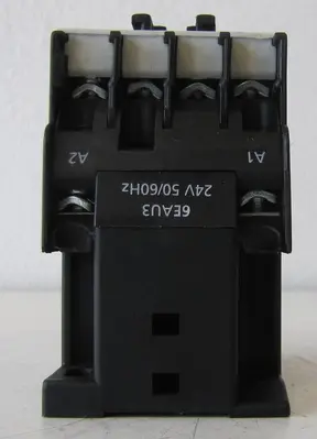 Dayton Electrical 9 Amp IEC Contactor 3 Pole 600V Max 6EAJ9 w/ 24V 50/60 Hz Coil