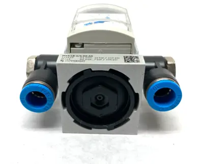 USED FESTO PRESSURE REGULATOR 1/4" PORTS MS4-LR-1/4-D6-AS