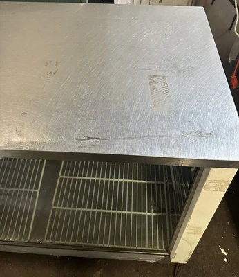 174-0062 Commercial 48” Stainless Steel Dry Glass Full Service Case