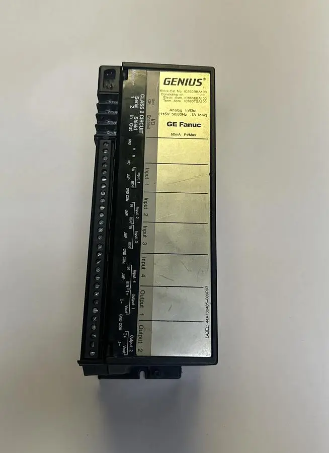 USED GE FANUC IC660BBA100