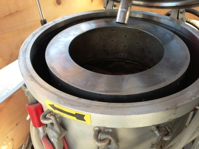 Western States 14 x 6 perforate basket centrifuge, 316SS.