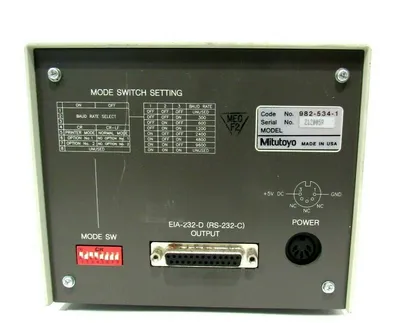 NEW MITUTOYO MUX-110 MULTIPLEXER 982-534-1 MUX110